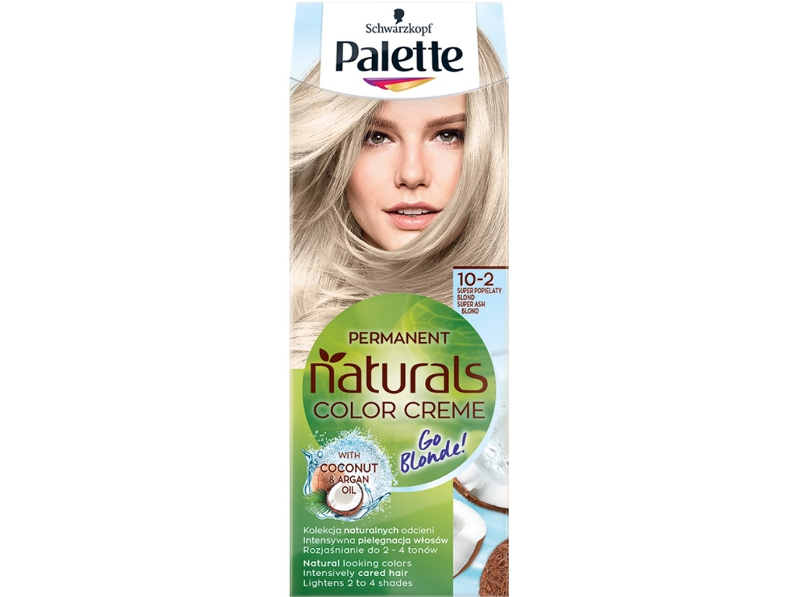 Coloração Para Cabelo Palette Permanente Naturais Go Blonde 219/10 2 Loiro Super Acinzentado