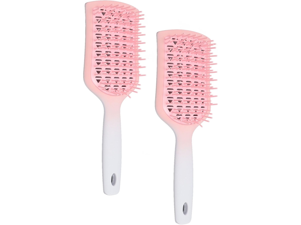 Escova De Cabelo Profissional Para Cabelos Molhados E Secos, Com Função De Massagem.