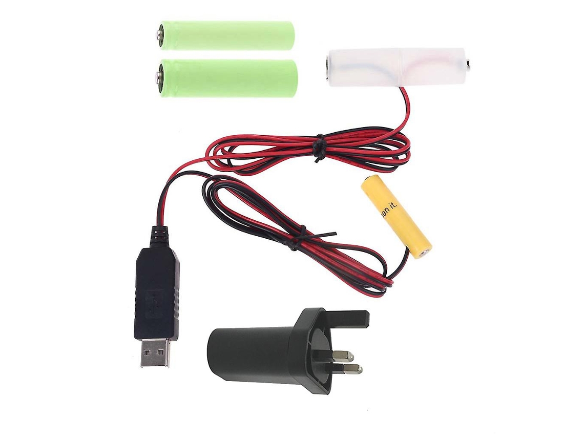 Fonte de Alimentação Universal Da Tomada Do Reino Unido para O Eliminador de Bateria de 1.5V 3V 4.5V 6V Aaa Aa ALLINLESS