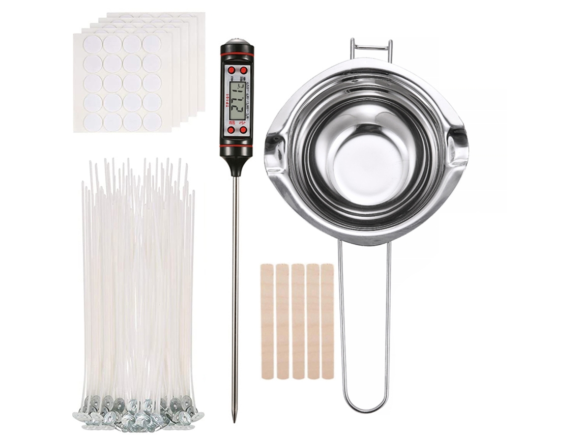 Kit para Fabricação de Velas Diy, Termômetro de Aromaterapia, Ferramentas para Fabricação de Velas. AQUAFORGE