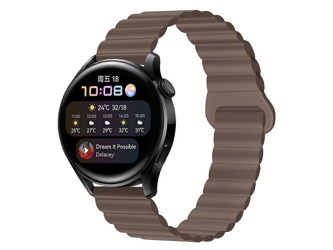 Pulseira De Relógio Magnética De Silicone De Cor Sólida