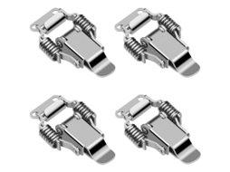 Pestillos de Aço Inoxidável 304, 4 Peças, para Fechos de Gavetas, Gabinetes, 68x35mm, Resistente à Corrosão S/MARCA