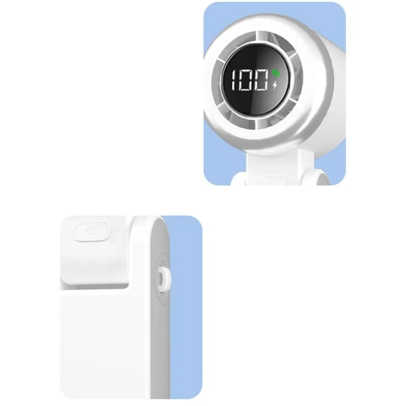 Ventilador Portátil De Mão, Padrão Europeu, Dobrável De Alta Velocidade, Feito De Material Abs.