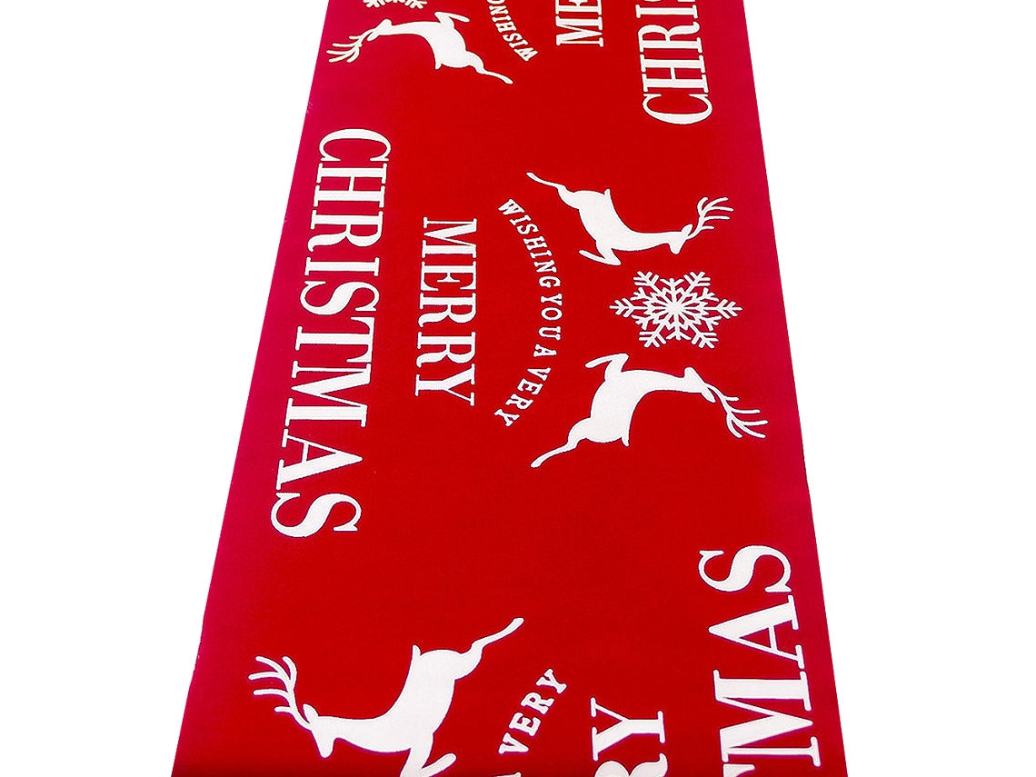 Corrente de Linho para Mesa de Natal Decoração 270*28Cm RNEMITERY