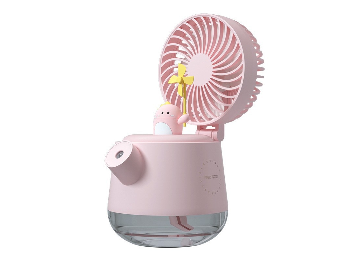 Ventoinha De Átil  Refrigerador Rosa*