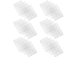 Pastas Transparentes Impermeáveis Healeved Para A5 Em Pvc, 24 Unidades, 6 Furos Para Documentos, Cartões E Recibos