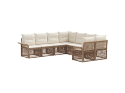 Maison Exclusive - Conjunto De Sofá De Jardim 8 Unid. 8-número De Lugares
