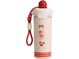 Caneca Vermelha Inox Portátil Dupla Parede, Animais Adoráveis Sfushos