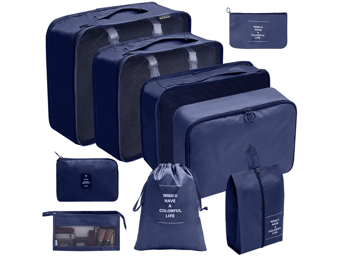 Conjunto de Bolsas Organizadoras para Viagem BRILVIBERA