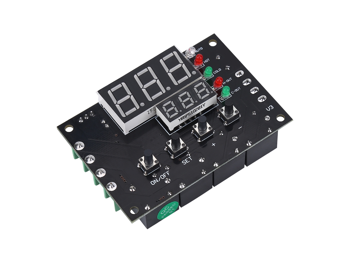 Controlador De Temperatura Automático Termostato Cooler Tec Xh-w1504 Dc12v Sensor De Temperatura