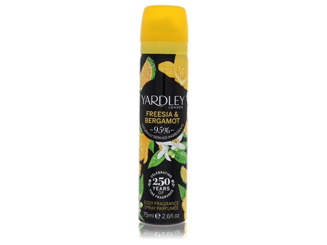Perfume Feminino Yardley Freesia & Bergamot YARDLEY LONDON Body Fragrance 2.6 Oz For Women 77 Ml