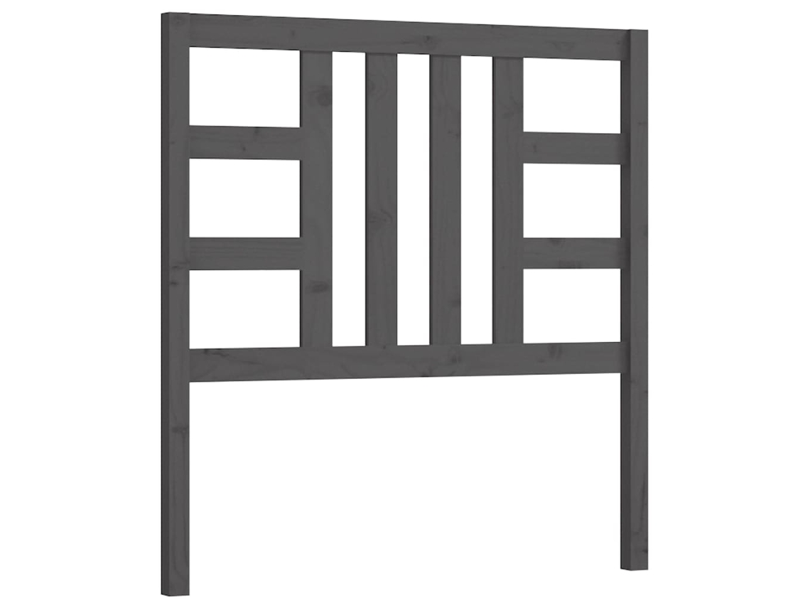 Bed Headboard, Bed Headboards Vidaxl Cinzeto Madeira De Pinho (106 X 100 Cm)