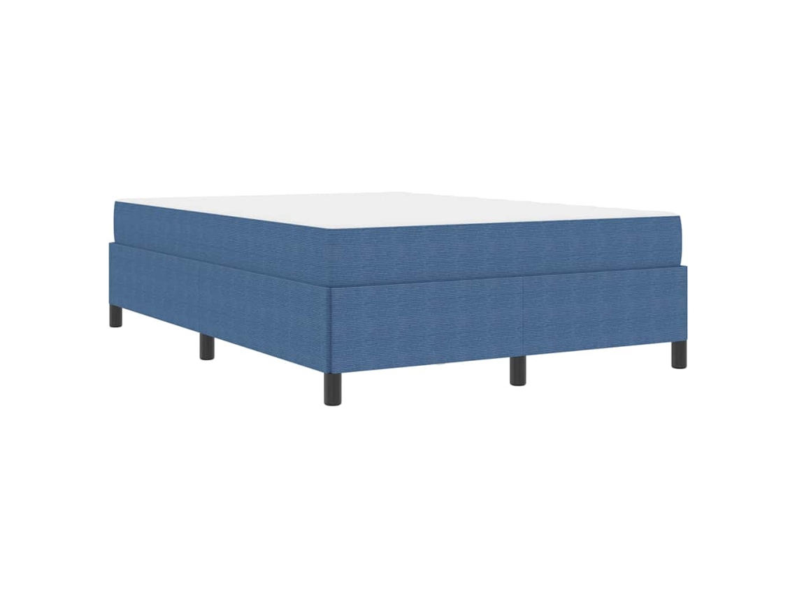 Cama Moderna Vidaxl Azul Cordão (140x200 Cm)