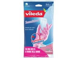 Luvas de Limpeza VILEDA Sensitive (Média-Grande)