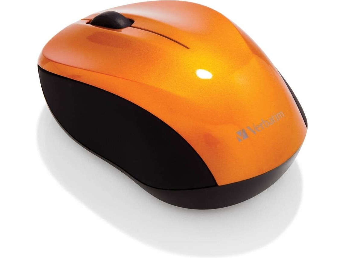Rato VERBATIM Go Nano (Wireless - Casual - 1000 dpi - Laranja)