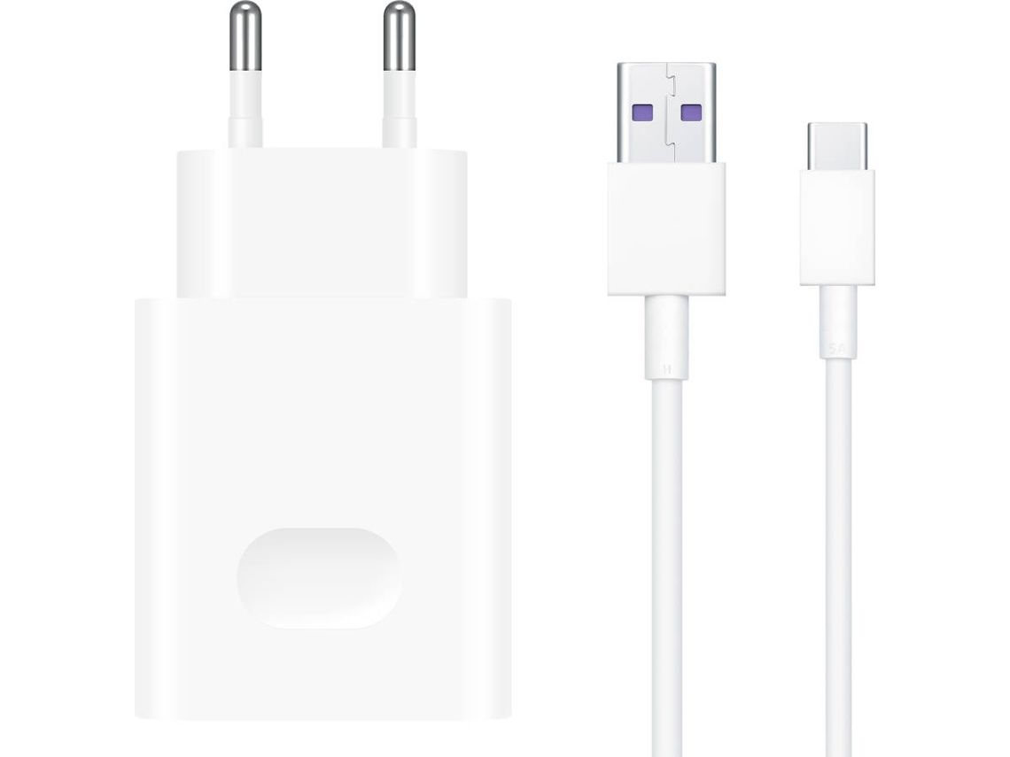 Carregador HUAWEI Supercharge (USBC Branco) Worten.pt