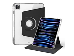 Capa de acrílico transparente destacável com rotação de 360 graus para tablet da Webake