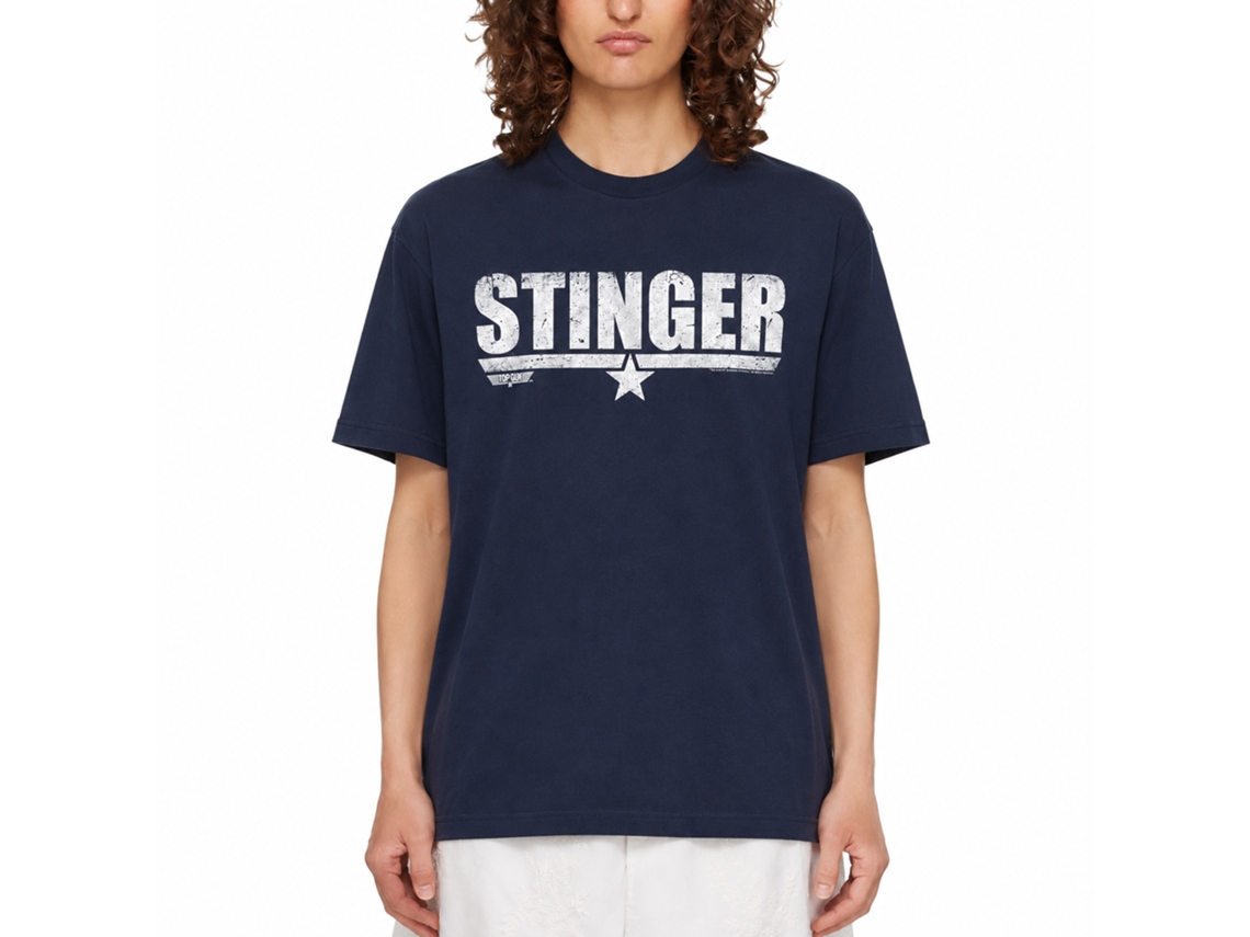 Rockinstone Top Gun Movie Stinger Navy Adult T-shirt Size:xxxl