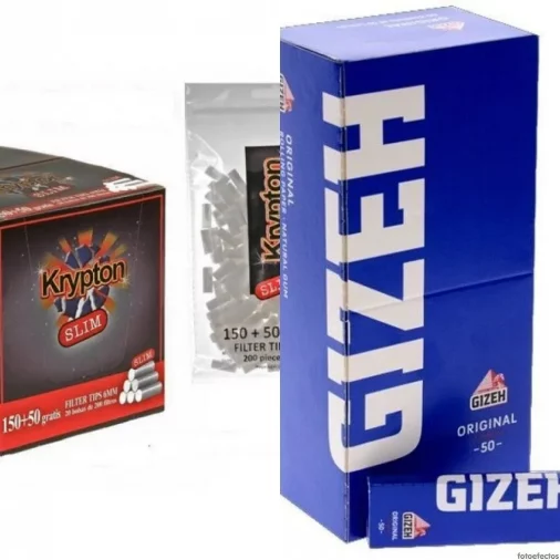 4000 Krypton Slim Filtros Gizeh Originais De 70mm