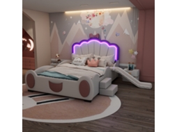 Cofre 160x200 cm com armazenamento e iluminação KOMHTOM