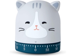 Temporizador Digital De Cozinha, Formato De Gato, Para Cozinhar, Assar E Controlar O Tempo Em Tarefas Domésticas