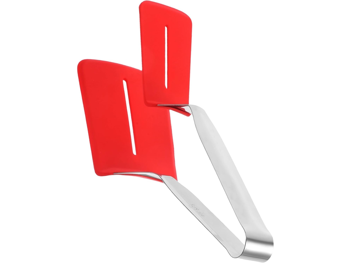 Pinça De Cozinha Vanzack, Espátula Para Churrasco, Utensílio Essencial Para Peixe, Aço Inoxidável, Silicone Resistente A
