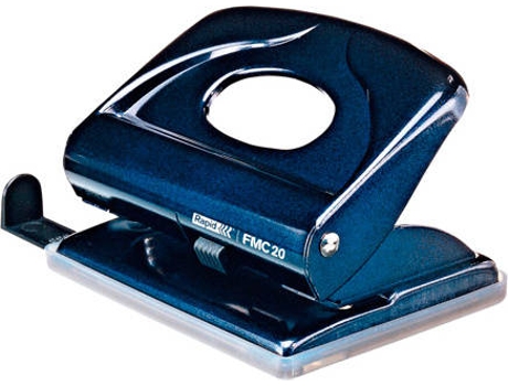 Furador 20 Folhas Metálico  FMC20 Preto