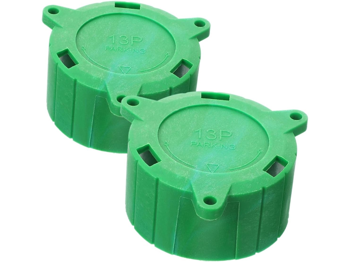 Tampa Protetora De Plástico Verde, Resistente Ao Desgaste E Fácil De Remover.