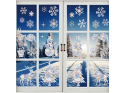 Adesivos de Janela Adesivos de Janela de Natal com Boneco de Neve RNEMITERY