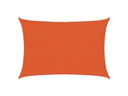 Toldo vela VIDAXL Laranja (2,5x4 m)