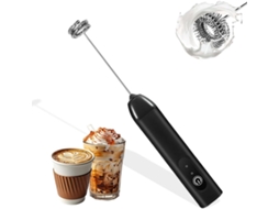 Batedor De Leite Portátil Com Duplo, 3 Velocidades, Recarregável Via Usb, Mini Elétrico Manual Para Café/latte/cappuccino