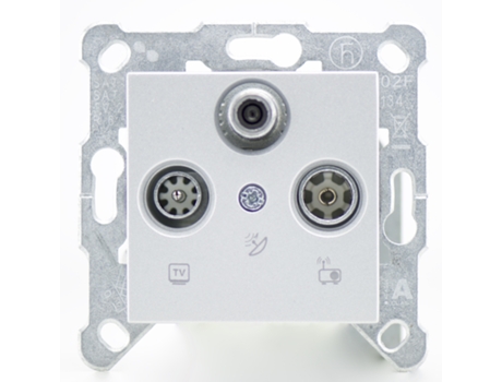 Fm Sat Alu Tv Socket Mecakey Karre Novella Range