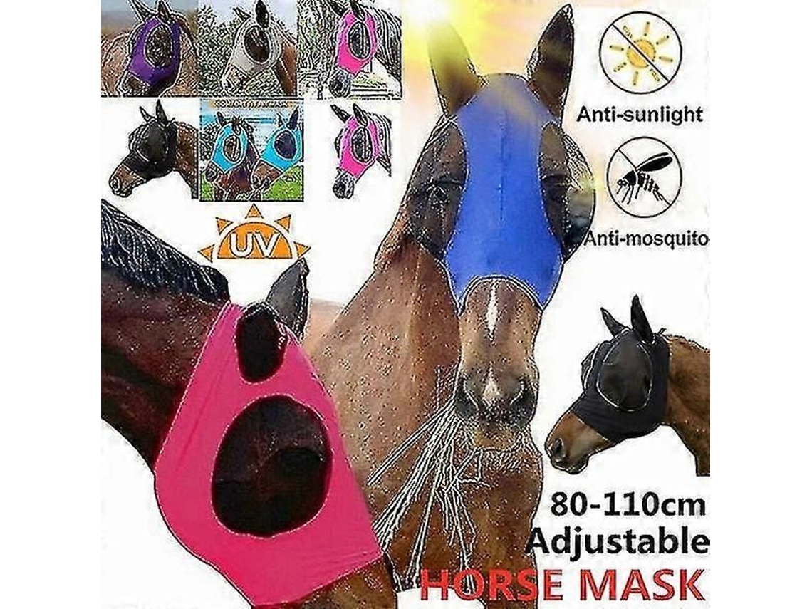 Máscara Anti-mosquito Anti-mosca De Cabeça Cavalo Anti-inseto