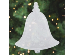Laxiscreed Pack 12 Ornamentos De Sino Em Acrílico Transparente Para Decorações Natalícias