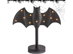 Castiçal De Parede Em Forma De Morcego Para O Halloween Castiçal Iluminado Por Led Em Formato De M Gokoco