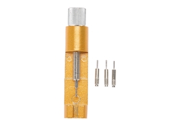 Ferramenta para Remover e Ajustar Links de Pulseira de Relógio com 3 Pinos Extras Dourado