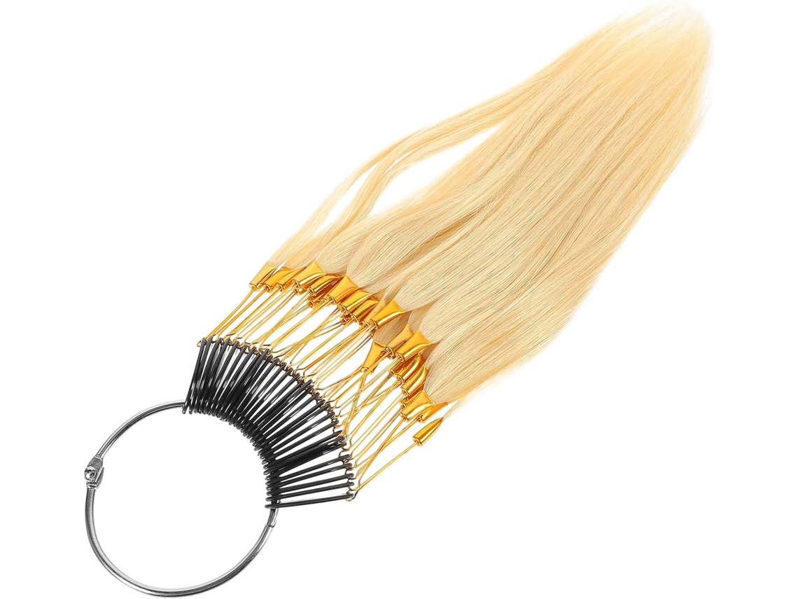 Cartela de amostras de cores profissionais: 30 amostras de cabelo.