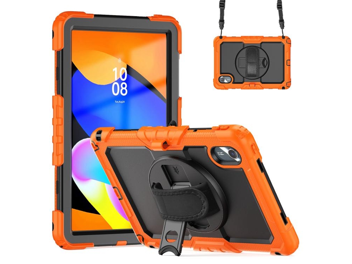 Capa Protetora Halinuia Para Lenovo Xiaoxin Pad 2024/2025 Estojo Híbrido De Silicone Com Alça De Ombro