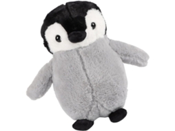 Boneco De Pelúcia Pinguim Cinza, Brinquedo Desenho Animado, Ideal