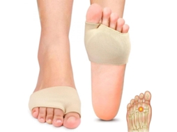 2 pares de palmilhas metatarsianas, de gel, suaves, para aliviar dor no antepé e neuroma de Morton