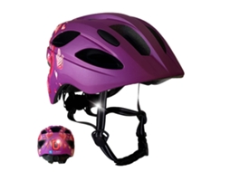 Capacete de Bicicleta para Crianças 6-12 Anoscoração Roxocrazy Safetyen1078