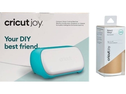 Plotter de Corte + Vinil Adesivo CRICUT Joy Vinilico Permanente Dourado