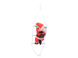 Laxiscreed Presépio Natalício Com Pai Natal Em Escada De Cordas Para Decoração De Natal