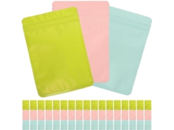 150 Saquinhos Pequenos Com Fecho Hermético Para Lanches E Doces, Resistentes, Com Fechamento Reutilizável E Design De