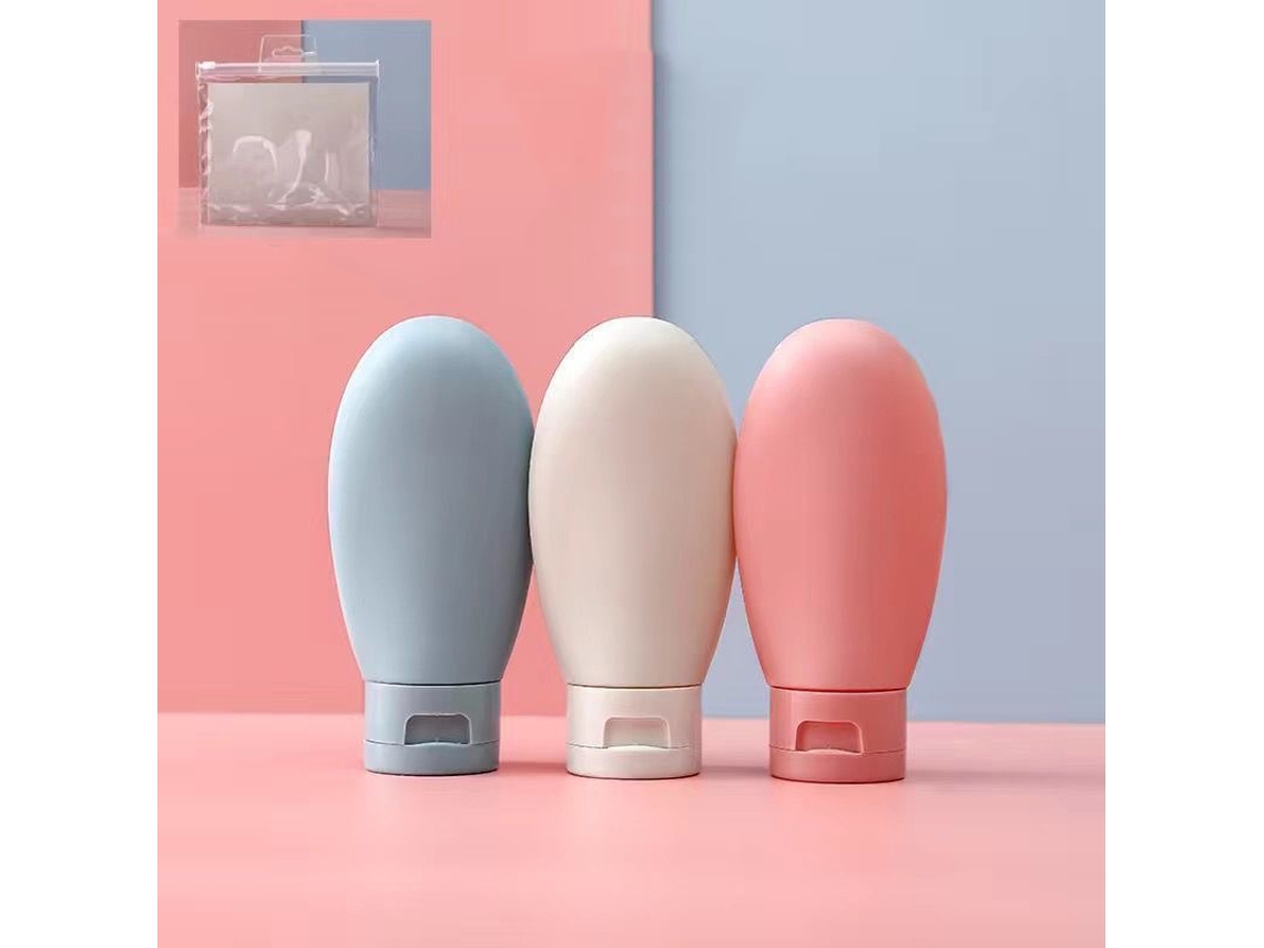 Conjunto de Viagem com 3 Peças, Contendo Shampoo, Gel de Banho e Loção Corporal em Embalagens de Tamanho Ideal para Viagem. MDUG (estilo A)