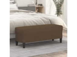 Bench, Benches Vidaxl Marrom Tecido (100 X 35 X 41 Cm)