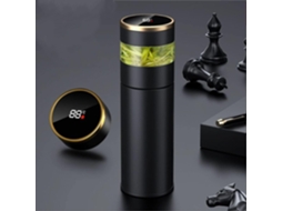 Garrafa Termica Inteligente Led com Filtro Aco Inox, Isolamento a Vacuo, Preto ZYBLSSBB