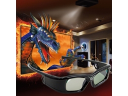 Lente 3D Gl410 con obturador activo Full HD DLP Link para proyectores Optoma, Acer, Benq, Viewsonic, Sharp y Dell MARCA
