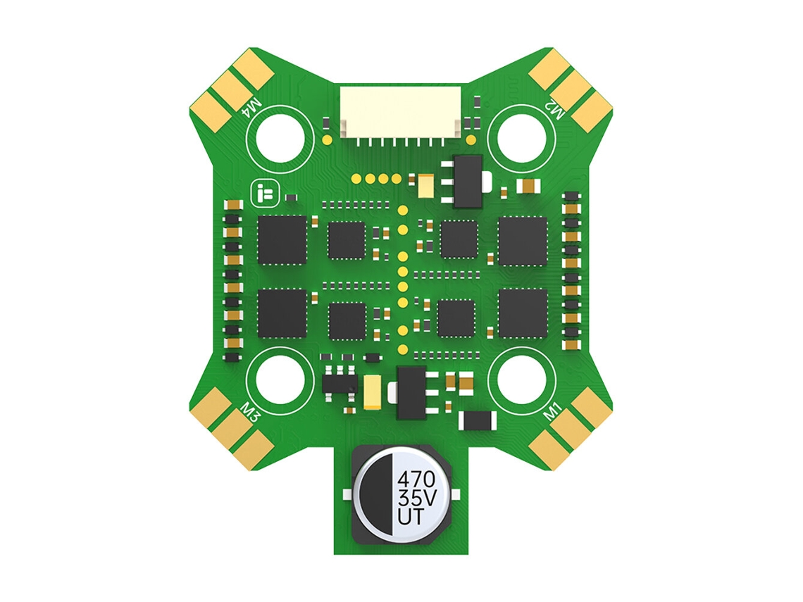 Esc20x20mm Iflight Blitz Mini E55s 55a 2 6s Blheli_s 4 em 1 Brushless Esc para Drone de Corrida Fpv Rc MDUG