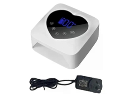 Lâmpada De Unhas Artísticas Com Sensor Automático, Visor Lcd, Uv/led, Fototerapia Para Unhas, Plugue Au